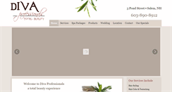Desktop Screenshot of divaprofessionals.com